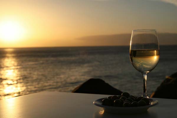 Vista de Tenerife al atardecer