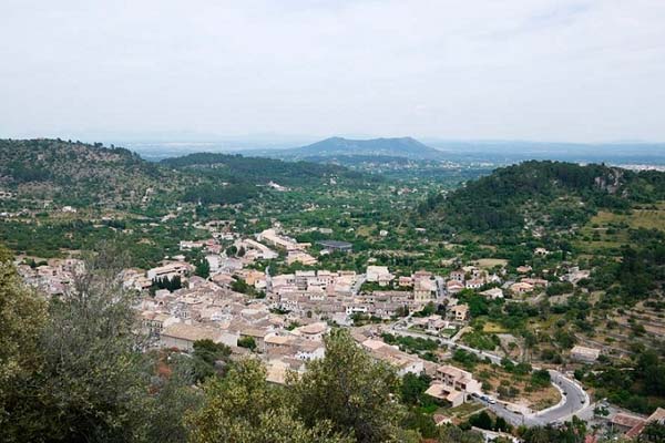 Vista de la población de Lloseta