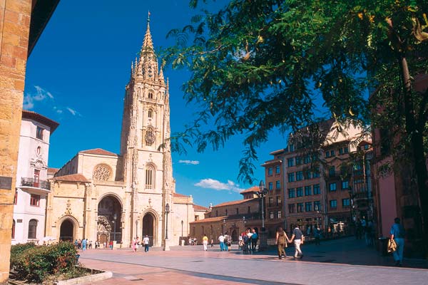 Zona céntrica de Oviedo