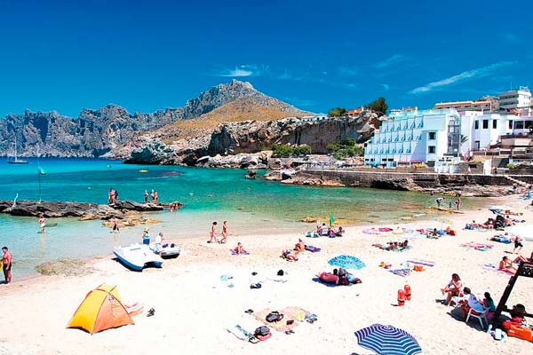 Cala San Vicente en Mallorca