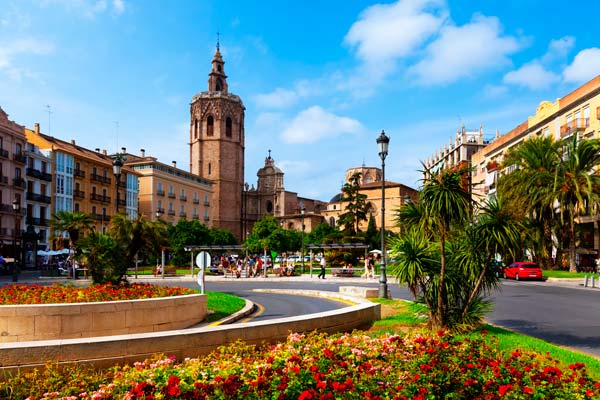 Imagen de uno de los rincones del centro de Valencia