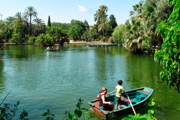 Estanque en el Parque de la Ciudadela