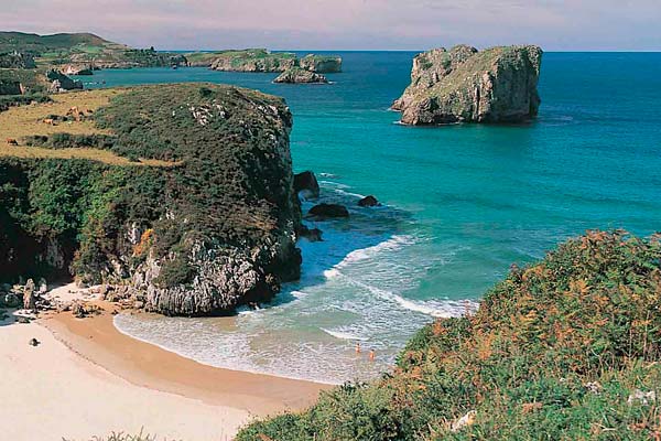 Playa de Llanes en Asturias