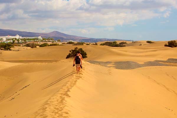 Las peculiares dunas naturales de Maspalomas