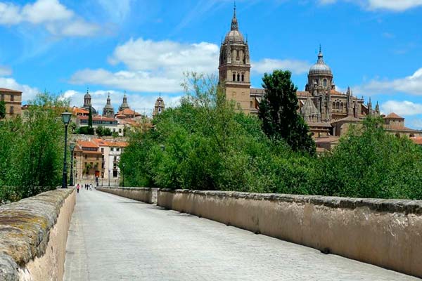 Imagen de un paseo por Salamanca