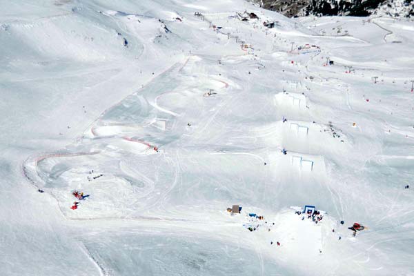 Una de las pistas de Sierra Nevada