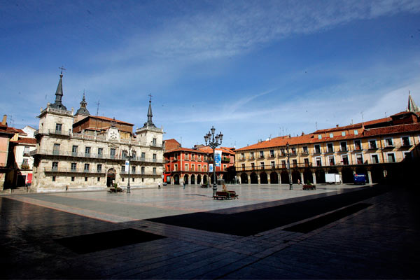 Una plaza que podemos visitar en León