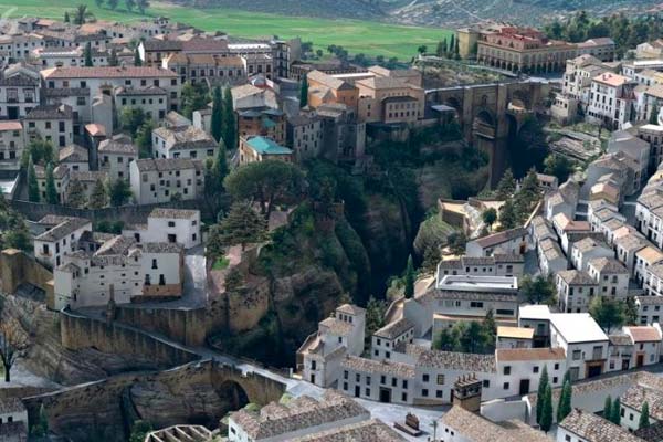 Vista de Ronda, donde se puede ver el Puente Nuevo