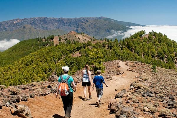 Una de las rutas de senderismo que puedes realizar por La Palma