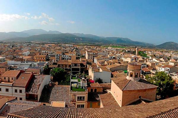 Vista de Sa Pobla, en el interior de Mallorca