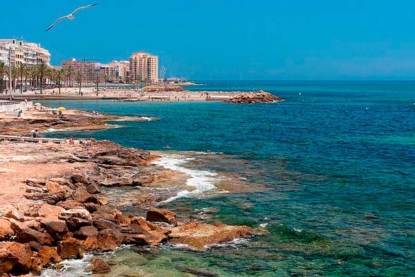 Las playas de Torrevieja son ideales para el baño