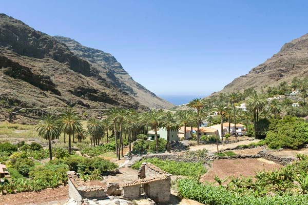 Valle del Gran Rey en La Gomera