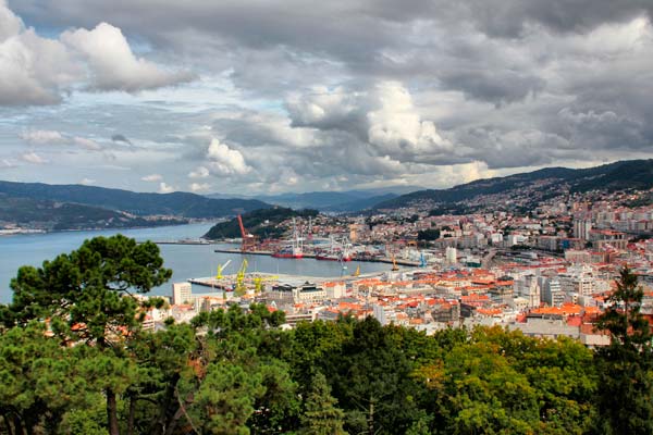 Imagen de la ciudad costera de Vigo