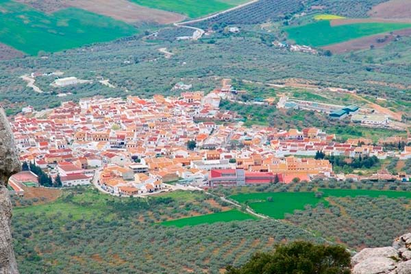 Vista desde alto de Villanueva de la Concepción